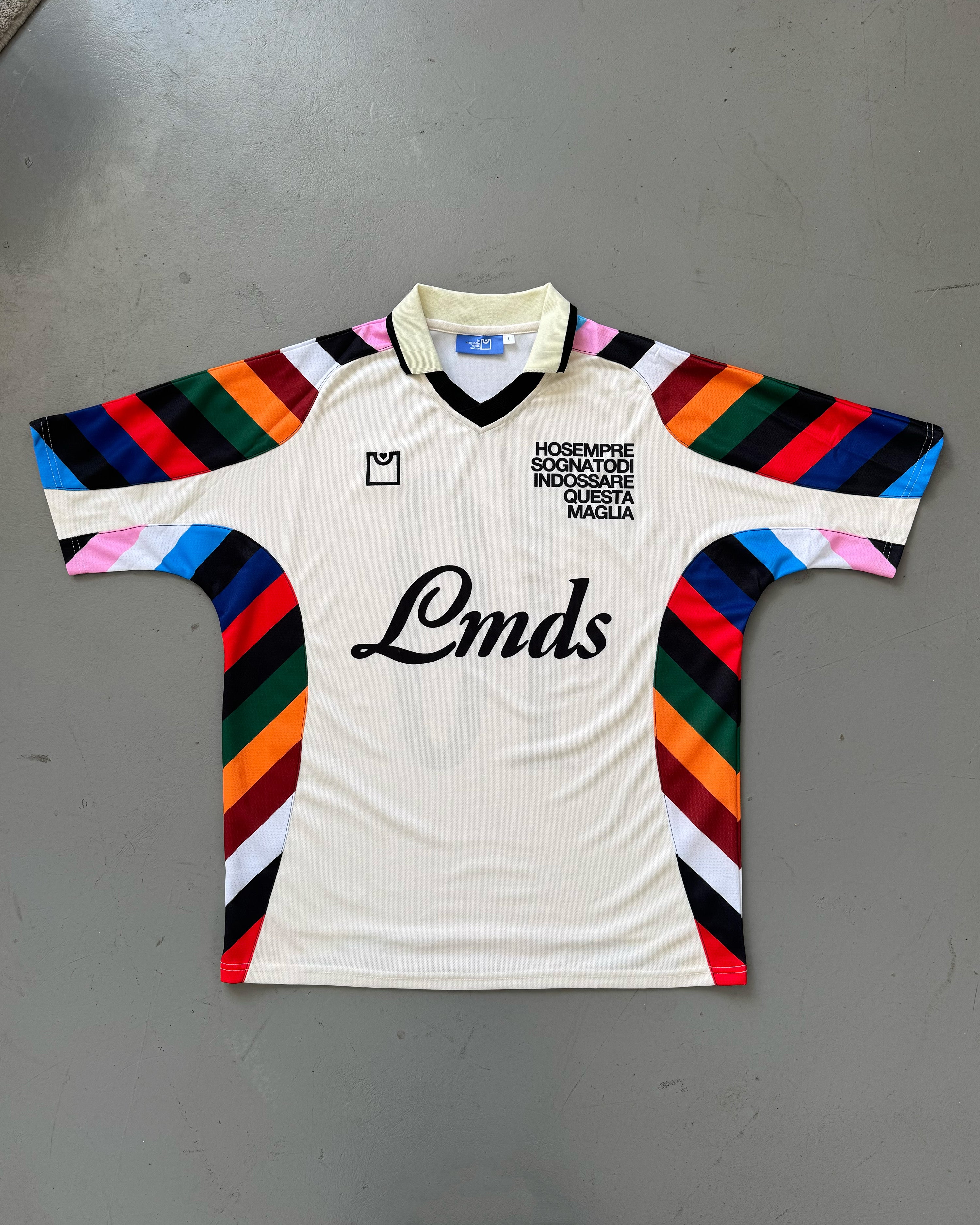 Maglietta bianca con scritta Ho sempre sognato di indossare questa maglia – Le Magliette della Salute