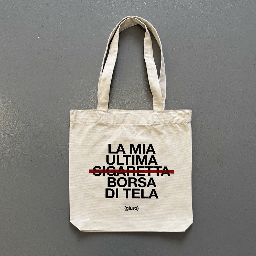 La mia ultima borsa di tela - tote bag