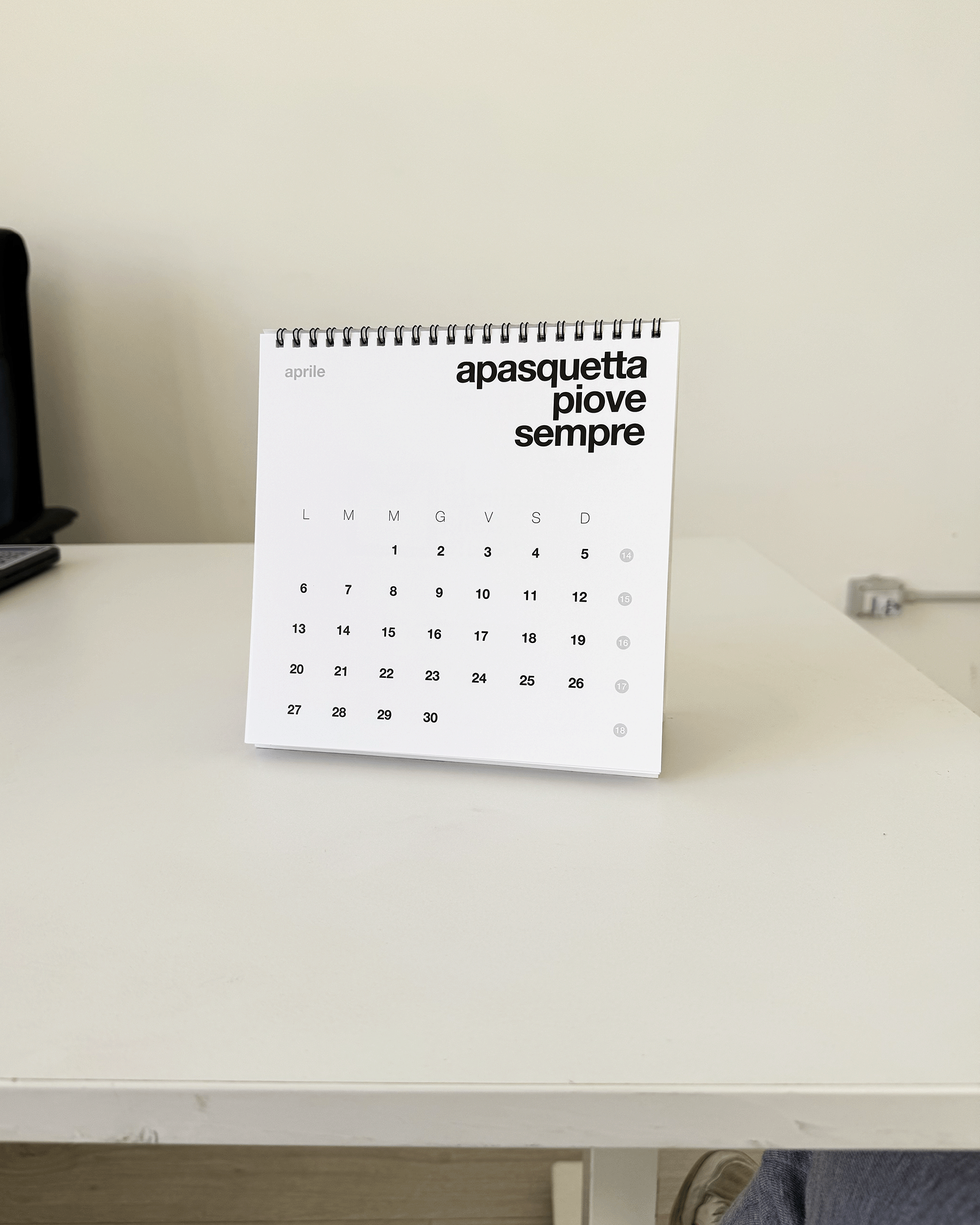 Calendario luoghi comuni 2026