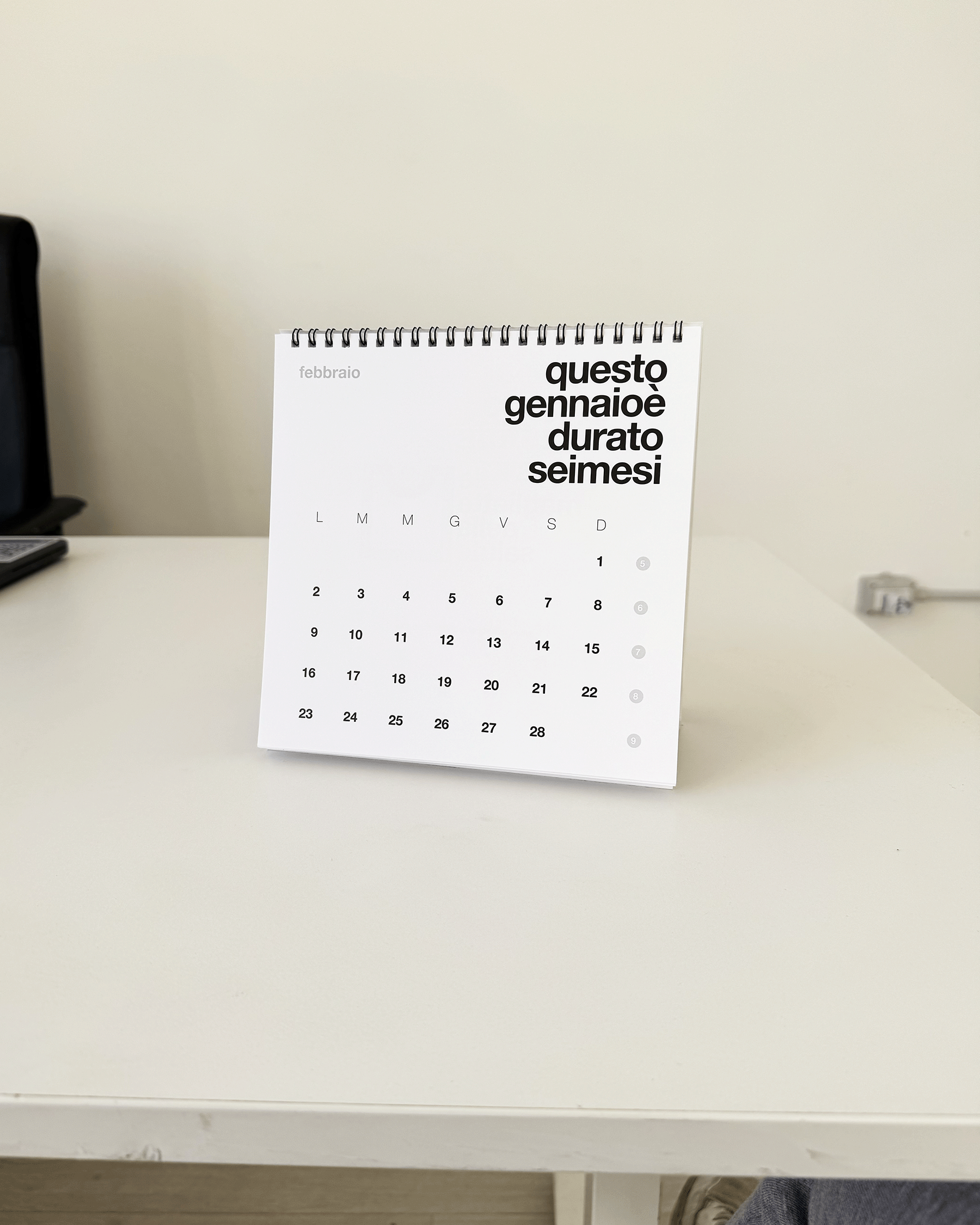 Calendario luoghi comuni 2026