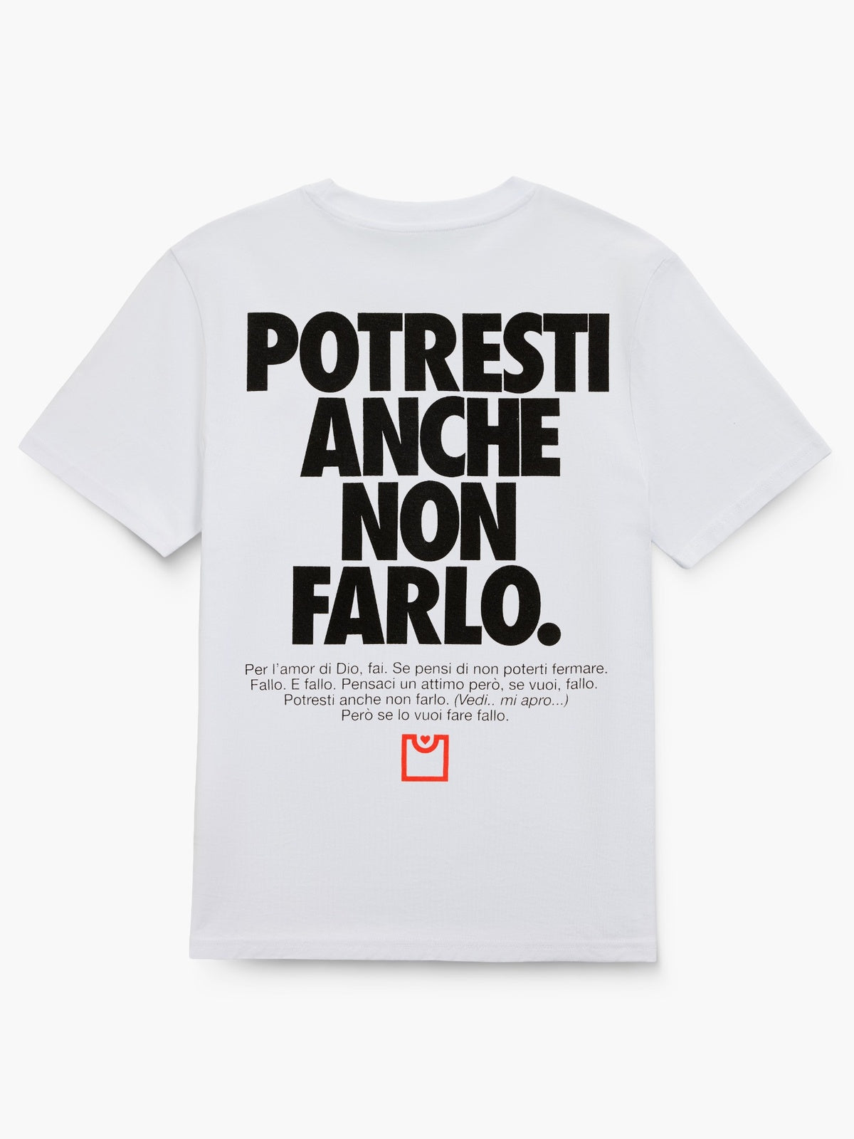 tshirt potresti anche non farlo retro