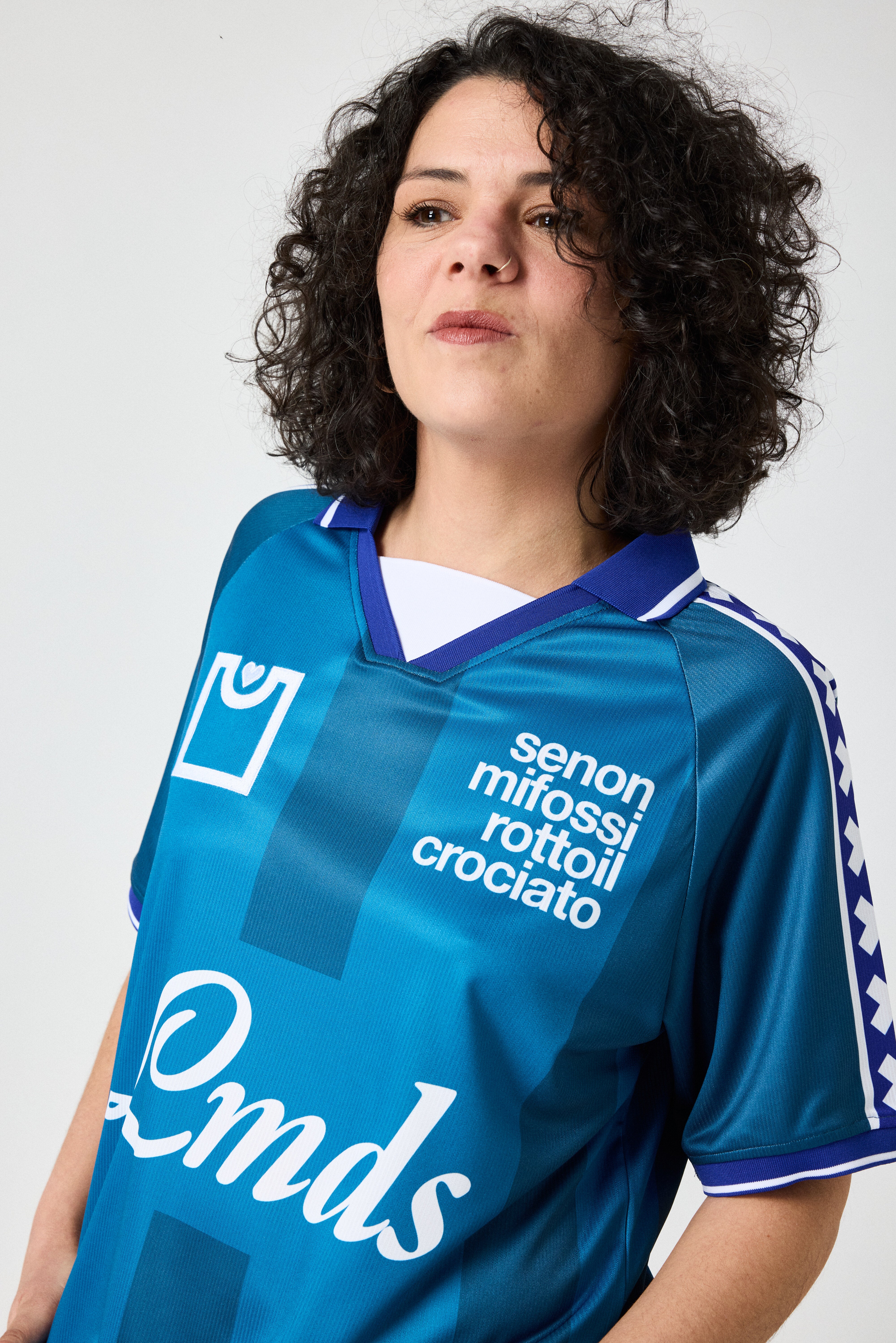 tshirt se non mi fossi rotto il crociato fronte donna