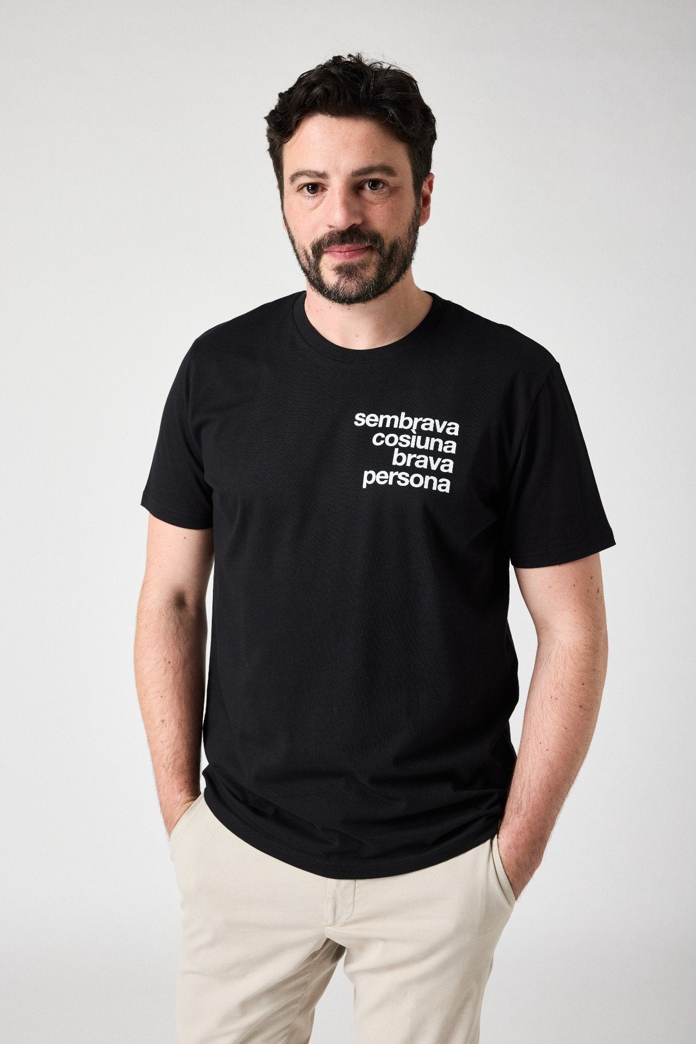 tshirt sembrava cosi una brava persona fronte uomo