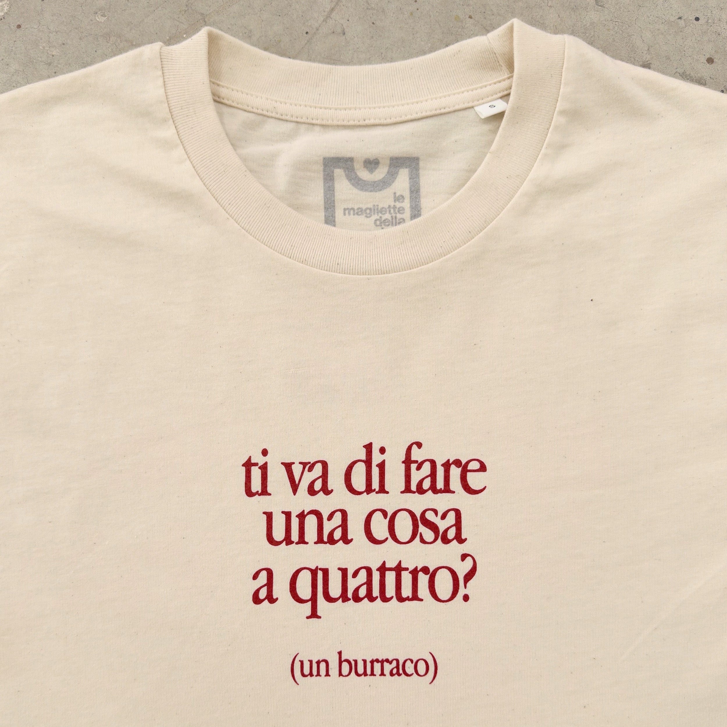 ti va di fare una cosa a quattro? (un burraco)