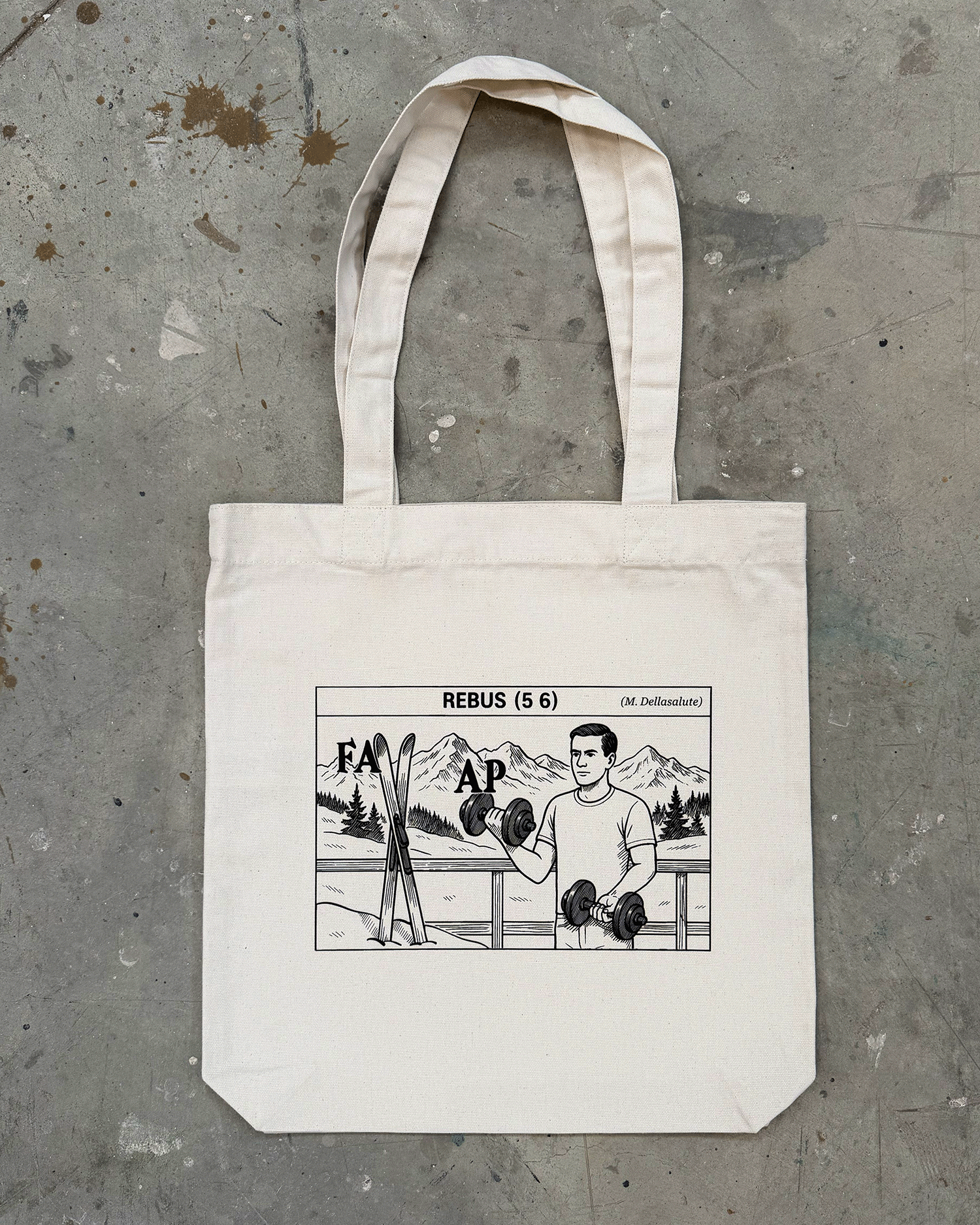 Rebus (5 6) - borsa di tela