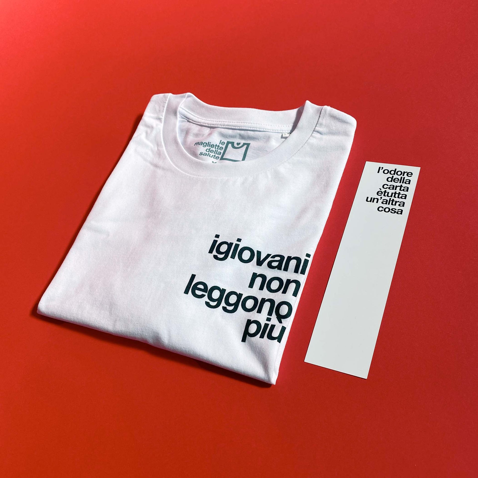 I giovani non leggono più T-shirt segnalibro